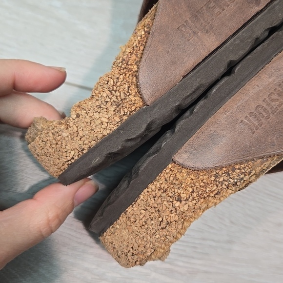 Birkenstock Mens Arizona  Suede Sandals with Buckle Straps Shoes Sz 44/11 Regula main image 4
